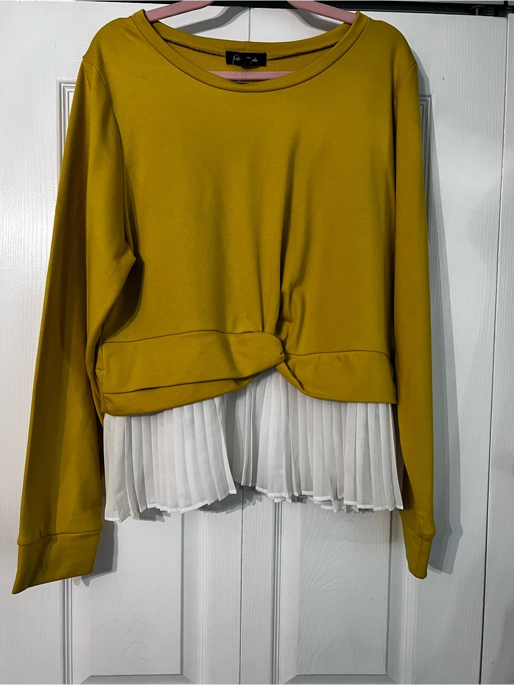 Lea & Viola by Anthropologie Yellow Multi Fabric Shirt